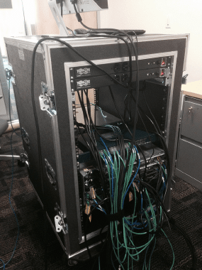 Not so pretty back-end back of a hyper converged infrastructure appliance