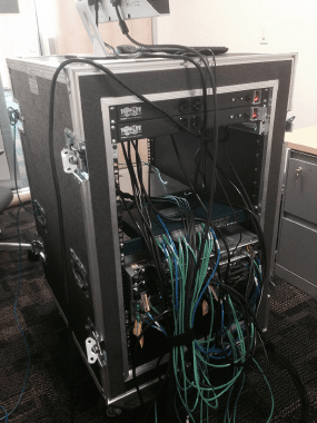 back of a hyper converged infrastructure appliance