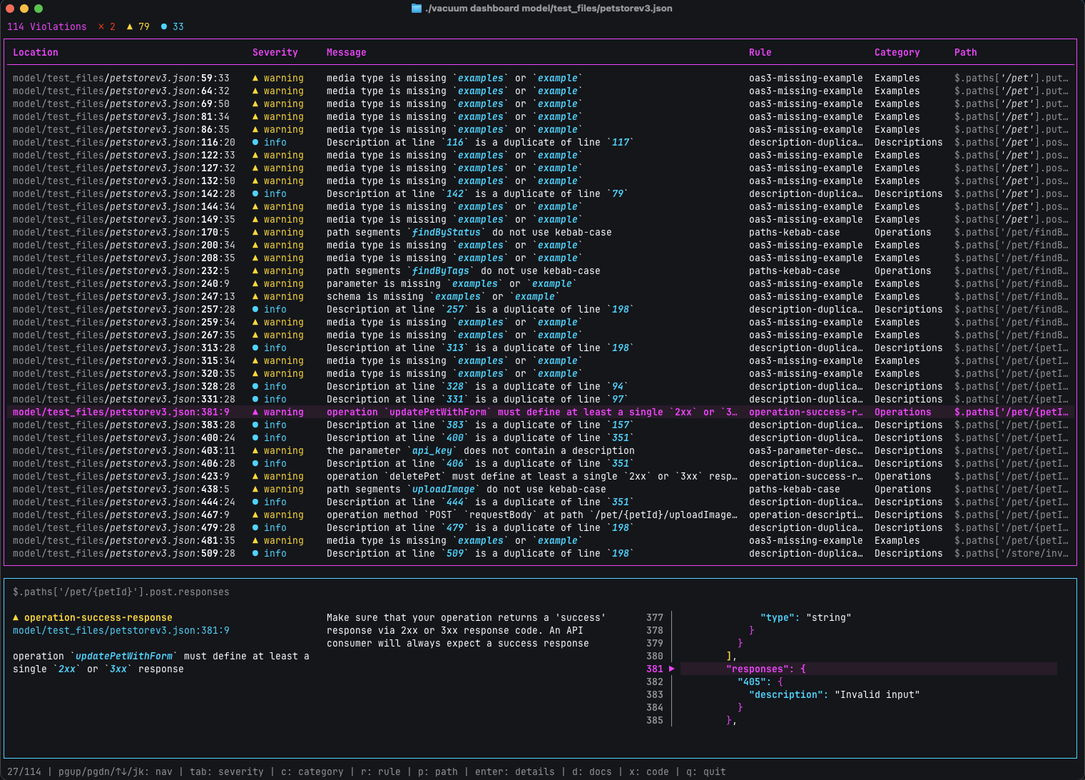 A completely re-written dashboard UI, powered by bubbletea